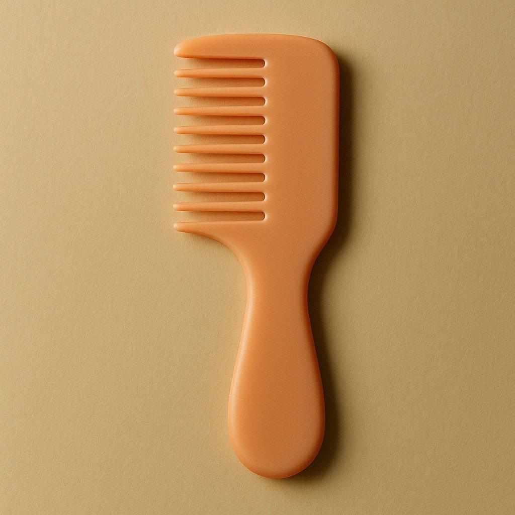Handled Styling Comb — unbranded Apricot handled comb accessory