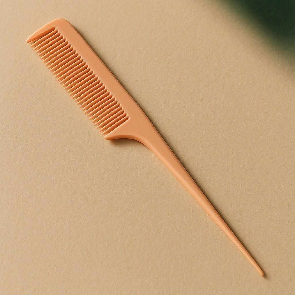 Tail Sectioning Comb — unbranded Peach tail comb accessory