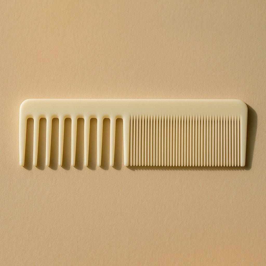 Double-Spacing Comb — unbranded Ivory dual spacing accessory